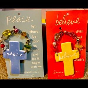 Small Crosses with Inspirational Messages
